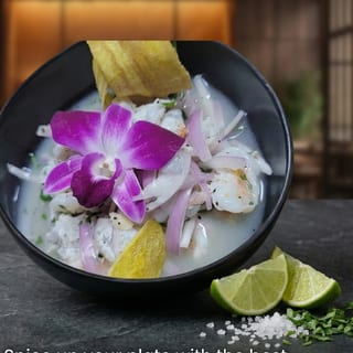 Ceviche leche de tigre