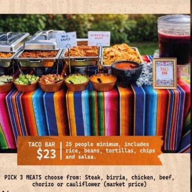 Taco Bar.