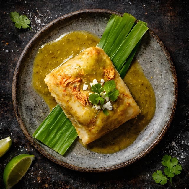 Tamal oaxaqueno.