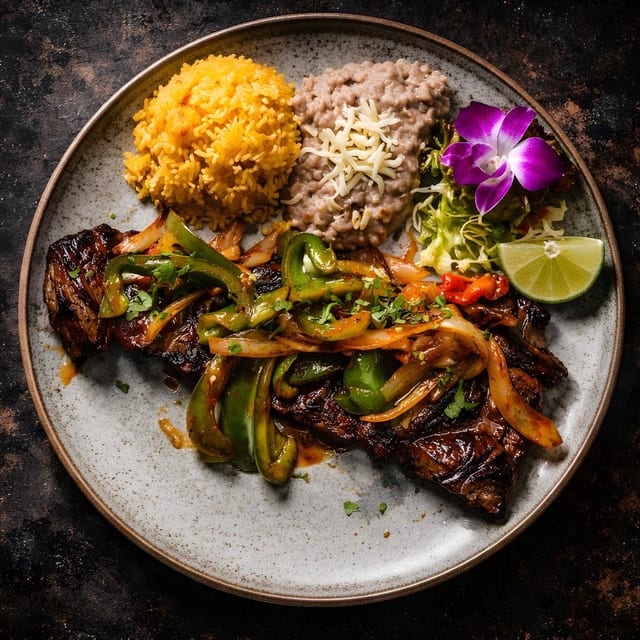 Arrachera a la parrilla.